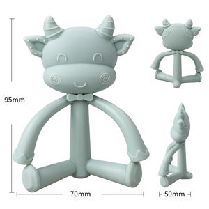 2025 Hot Wholesale Bpa Kostenlos Beruhigend Baby Zahnen Schmerzen Silikon Beißring Baby Spielzeug Beißring Baby Beiß ringe - Product Image 6