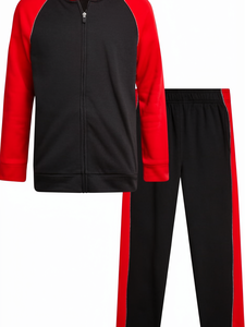 BRANDERS INTERNATIONAL 2022 New Boys Plus Size Clothing Gym Sport Wear Two Piece Sets Custom Logo <b>Jogger</b> Lightweight Breathable - Product Image 2