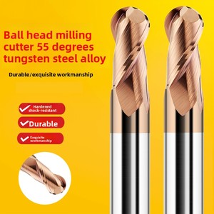 Carbide HRC55 1mm Ball Nose <strong>End</strong> <strong>Mill</strong> Custom Cnc Tungsten Steel Milling Cutter - Product Image 6