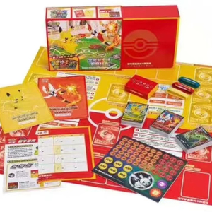 Vente en gros <span class=keywords><strong>de</strong></span> véritable jeu <span class=keywords><strong>de</strong></span> cartes à collectionner Pokémon original Version chinoise Booster Card Gift Family Combination Board Game - Product Image 1