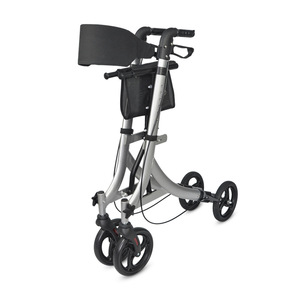 <strong>Smallest</strong> Lightweight Aluminum <strong>Walker</strong> with Wheels for Elderly - Product Image 4