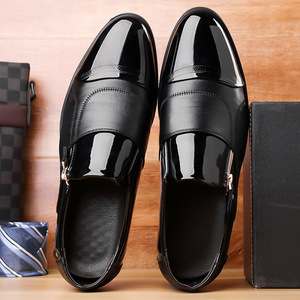 QLFashion grande taille nouveaux hommes bout pointu chaussures d'affaires Style britannique mode robe costume marié mariage Derby - Product Image 6