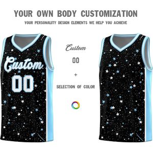 Maillot de basket-ball personnalisé avec nom et numéro, unisexe, pour adulte, anti-humidité, sublimé, col en V, uniforme d'entraînement - Product Image 4