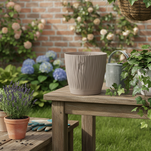 SANDY P 1L. Vaso da fiori, dimensioni (mm) 129x129x120, colore Mocca - Product Image 3