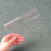 Pochettes pour classeurs A6 A5 A7 A8, pochettes transparentes en PVC avec fermeture éclair, pochettes doubles, enveloppes de budget pour argent, enveloppes à monnaie sans tête de fermeture éclair