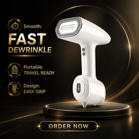 Défroisseur Vapeur Portable 2026 à Aspiration Manuelle 6000Pa, Puissance Élevée 1200W, Vapeur Verticale, Certifié CE FCC