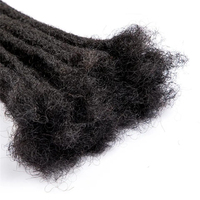 FYD En gros Mèches de cheveux humains Remy non traités birmans Extensions bouclées afro crépues Brun foncé moyen Transparent HD sans colle