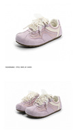 Baskets de ballet rétro pour l'entraînement, nouvelle collection été 2026, semelle souple, tige souple, chaussures décontractées de skate, baskets plates blanches pour femme
