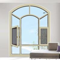 Ventanas Abatibles de Aluminio de Diseño Minimalista de Guangzhou, Aislamiento Térmico, Protección Contra Mosquitos, para Proyectos Hoteleros