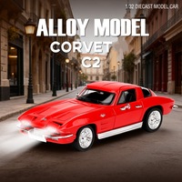 Modèle réduit de voiture classique vintage en alliage 1:32, réplique décorative, jouet pour enfants, cadeau, emballage en boîte colorée, vente en gros Chenghai Shantou