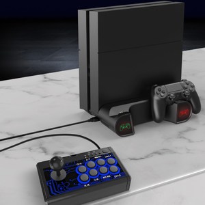 Dobe 7 Trong 1 Có Dây Rocking Bảng Arcade Chiến Đấu Stick Phím Điều Khiển Tương Thích Với Android P-4/P-3/PC/Xbox360/X-ONE/Chuyển Đổi - Product Image 2