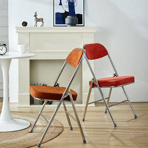 Silla Plegable Moderna de Estilo Antiguo BILIDO, con Patas de Tela de Pana, para Banquetes, Catering, Apartamentos, Almacenes, Comedor - Product Image 4