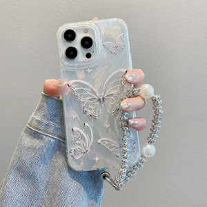 <span class=keywords><strong>Coque</strong></span> de téléphone <span class=keywords><strong>avec</strong></span> <span class=keywords><strong>dragonne</strong></span> pour <span class=keywords><strong>iPhone</strong></span> 17 16 15 14 13 12 <span class=keywords><strong>11</strong></span> <span class=keywords><strong>Pro</strong></span> Max X XS XR, style Ins Hot Girl - Product Image 4