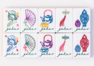 Jeu de Mahjong Américain Portable Personnalisé Moderne, 3 Couches Acryliques, 160 Pièces, Luxe, Écologique, Durable, pour 4 Joueurs, Tuiles de Jeu de Divertissement - Product Image 2