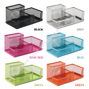 <span class=keywords><strong>Organisateur</strong></span> de <span class=keywords><strong>bureau</strong></span> en maille noire 3 compartiments fournitures de <span class=keywords><strong>bureau</strong></span> Caddy porte-<span class=keywords><strong>stylo</strong></span> seau en métal stockage fournitures de <span class=keywords><strong>bureau</strong></span> <span class=keywords><strong>organisateur</strong></span> de stockage - Product Image 2