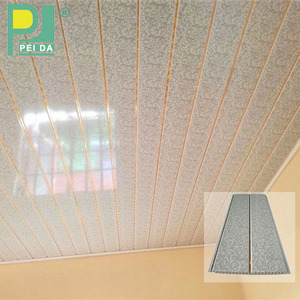 Techo corrugado con estampado Panel de <span class=keywords><strong>madera</strong></span> <span class=keywords><strong>Plafon</strong></span> Pvc Techo para hospital - Product Image 3