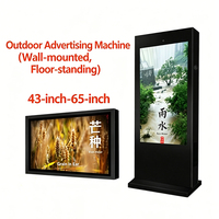 Venta Directa de Fábrica, Señalización Digital para Montaje en Pared Exterior, Tamaño Personalizado, Servicio OEM/ODM, Pantalla LCD Comercial para Centros Comerciales