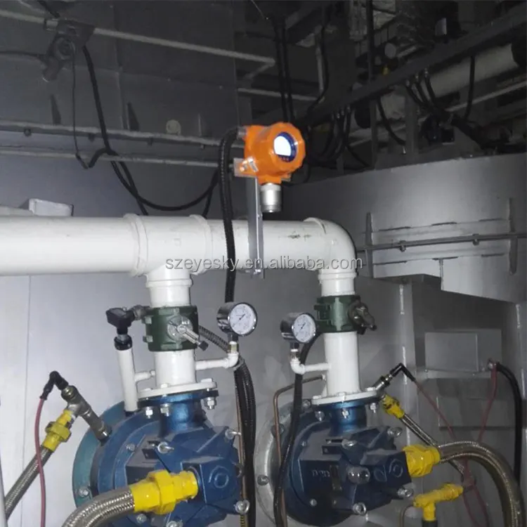 Safewill üretici su geçirmez IP66 gaz dedektörleri ile Solenoid vana ES10B sabit LPG gaz alarmlı dedektör ışık/ses