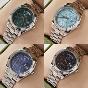 클래식 솔리드 스테인리스 스틸 스트랩 캐주얼 재팬 무브먼트 쿼츠 럭셔리 남성 시계 (유리 다이얼 포인터 디스플레이 및 방수 기능) - Product Image 4