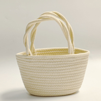 Boîte de rangement tissée en nylon empilable pour l'organisation et le stockage à domicile, vente en gros OEM Chine