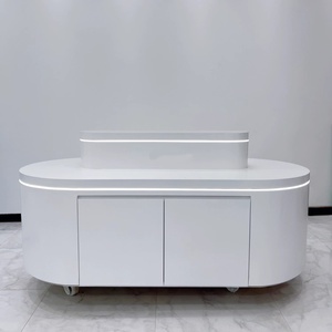 เคาน์เตอร์จำหน่ายเครื่องสำอางและครีมบำรุงผิวสำหรับศูนย์การค้าตามสั่งสำหรับห้างสรรพสินค้าในซูเปอร์มาร์เก็ต - Product Image 4