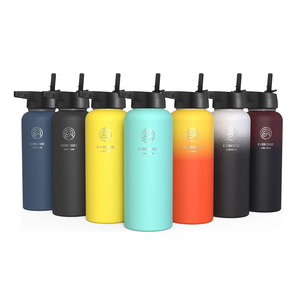 Custom Logo Stainless Steel Vacuum Flask Gym Fitness Wide Mouth Durable Protein Gym Bottle Insulated Sports Water Drink Bottle