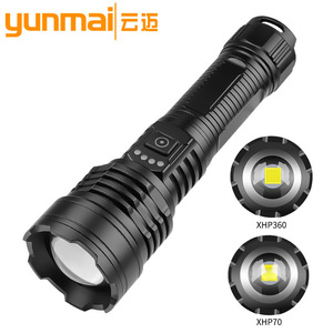 ไฟฉายซูม XHP70 สว่างพิเศษ ชาร์จไฟได้ด้วย Type C แสงสีขาว LED เหมาะสำหรับเดินป่า ตั้งแคมป์ และกิจกรรมกลางแจ้ง - Product Image 3