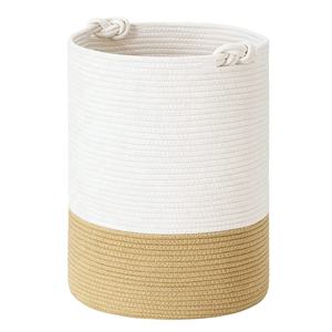 <span class=keywords><strong>Cesta</strong></span> de almacenamiento organizadora de cuerda de algodón moderna <span class=keywords><strong>plegable</strong></span> promocional para el hogar para <span class=keywords><strong>ropa</strong></span> Juguetes - Product Image 1