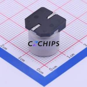 ตัวเก็บประจุแบบอิเล็กโทรไลต์อะลูมิเนียม SMD รุ่น VE-100M2GTR-1313, ขนาด D12.5xL13.5 มม. 10uF 20% 400V 12.5 มม. - Product Image 2