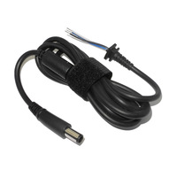 Câble d'alimentation pour ordinateur portable 5,5x2,5 mm, adaptateur secteur, cordon 18AWG, prise jack DC pour ordinateur portable avec blindage tressé en stock