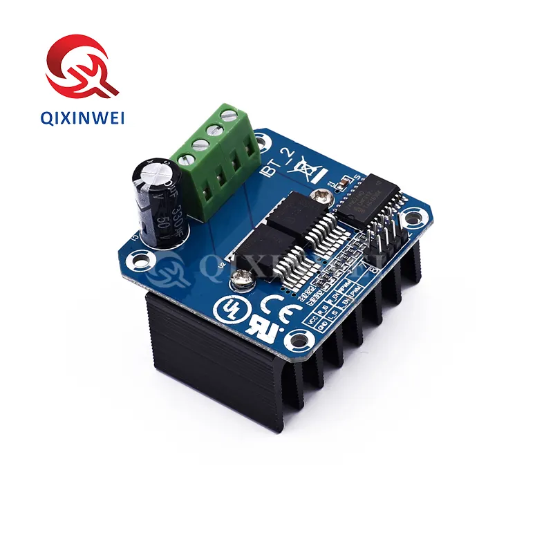 QXW High Power Intelligent Vehicle Motor Drive Module 43A Current Limiting Control Semiconductor Refrigeration Drive BTS7960