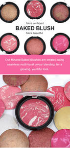 Produits de maquillage transfrontaliers en stock sans logo Fards à joues multicolores colorés et durables - Product Image 4