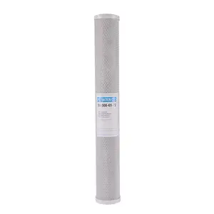 Factory Wholesale 20 Inch Activated Carbon Block CTO Filter Cartridges Replacement Water Filter 5 Micron Electric Household Use