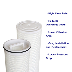 High Flow Pleated Water <b>Filter</b> Cartridge Replacement Pall Ultipleat Series <b>Filter</b> Element For <b>RO</b> System Purifier - Product Image 2