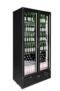 Frigorifero Verticale CICO 458L a Due Porte per Birra SC-458F Ce OEM Vetrina Espositiva per Gelati a 2 Ripiani con Vetro Cavo per Succhi - Product Image 3