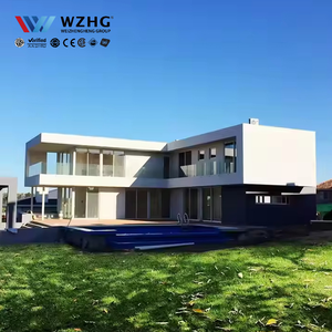 Casa Prefabricada de Acero Ligero de 40 Pies x 20 Pies con Baño y Cocina, Casa Contenedor Expandible Prefabricada, Casa Móvil Portátil - Product Image 1