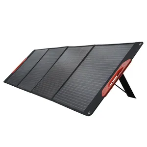 CE certification Water proof Hang on the camping bang with stable power output 200W foldable solar panel