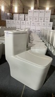 WC monobloc en céramique à chasse directe pour salle de bain, prix abordable