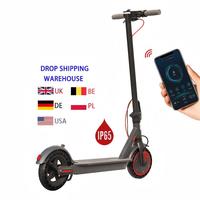 Trottinette électrique étanche IP65 350W pour adultes, batterie 36V 10.5Ah, pneus pleins de 8,5 pouces, pliable, prête à l'emploi