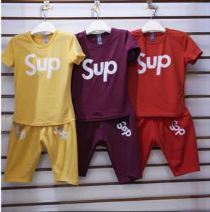 Venta al por Mayor Directa de Fábrica, Conjuntos de Ropa de Algodón para Niños, Tallas Mixtas de Verano, Liquidación de Inventario, Guangdong, 0-12 Años - Product Image 4