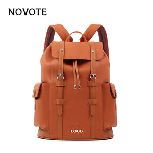 Fabrikverkauf Damenrucksack mit Individuellem Druck, Modischer Reise-Rucksack aus PU-Leder, Unisex Outdoor-Rucksack mit Kordelzug - Product Image 6