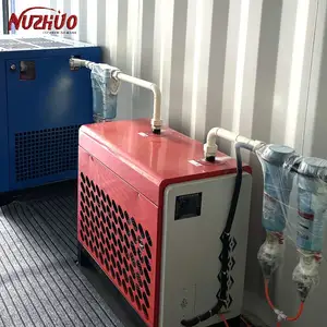 NUZHUO Industrial Screw Air Compressor Dryer 1.94 Nm3/Min 4.4Nm3/Min Refrigerated Air Drying