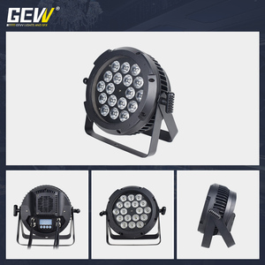 Gevv không thấm nước <span class=keywords><strong>DMX</strong></span> 18x10W 4in1 <span class=keywords><strong>RGBW</strong></span> <span class=keywords><strong>Led</strong></span> ngoài trời không dây phẳng mệnh ánh sáng cho sân khấu đám cưới lightingrgb pin ánh sáng mệnh - Product Image 3