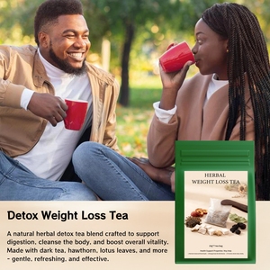 Té de hierbas adelgazante de desintoxicación rápida de 14 días, marca privada OEM al por mayor, para un vientre plano y quemagrasas, para acelerar la pérdida de peso. - Product Image 4