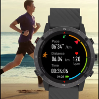 Jam Tangan Olahraga GPS G5 Pro 1.3 Inci AMOLED Navigasi Satelit Ganda Beidou Kompas Barometer 5ATM Jam Tangan Selam OEM