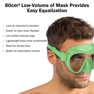Diseño profesional 100% Juego de buceo de silicona de grado alimenticio Kits de esnórquel - Product Image 4
