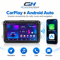 Untuk Volkswagen VW Golf 5 Polo Candy Jetta, Stereo Mobil 8 inci Octa Core Android 4G Wireless Carplay GPS Navigasi