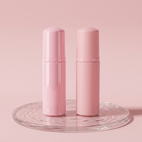 Bouteille de lavage des mains en PET rose HengMeiRui avec pulvérisateur à pompe 30ml/50ml/60ml Boîte d'emballage transparente