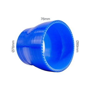 Tubi Flessibili Riduttori Diritti Blu Manitor per Refrigerante, Diametro Interno 76-89mm, Lunghezza 76mm - Product Image 1