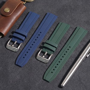 Bracelet de montre en caoutchouc FKM imperméable Jettda compatible avec Breitling Avenger Blackbird Yellow Wolf 20 mm 22 mm - Product Image 4